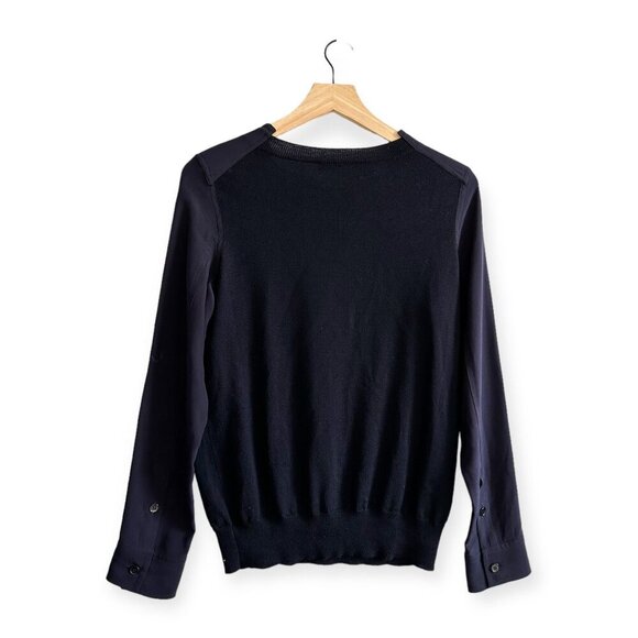 Marni Embellished Wool-Silk Sweater FW2012, Blue, Size: IT 40 (US Small) - Picture 2 of 14